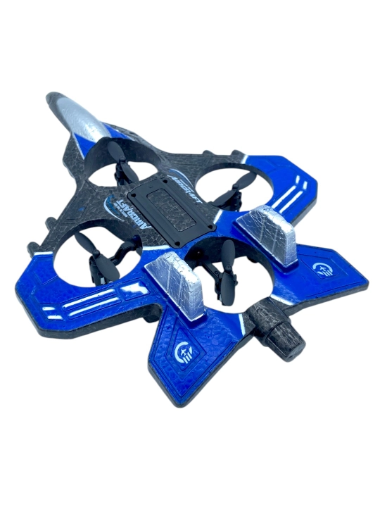 Radio boshqariladigan Fighter dron samolyot, 360° fokus, RGB chiroqli oyinchoq, bolalarga