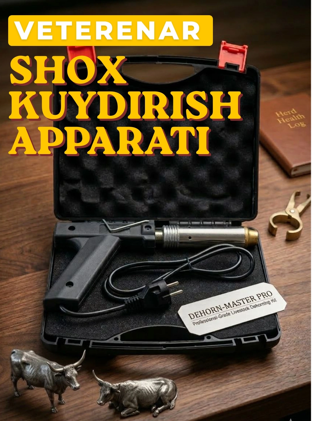 Qoramol shoxini kuydirish qurilmasi