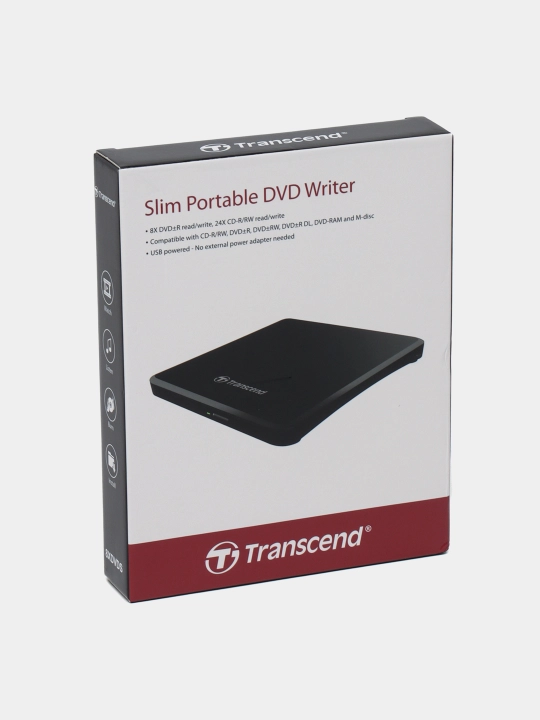 Transcend USB 3.0 DVD RW — bu tashqi optik qurilma tashqi disk - 