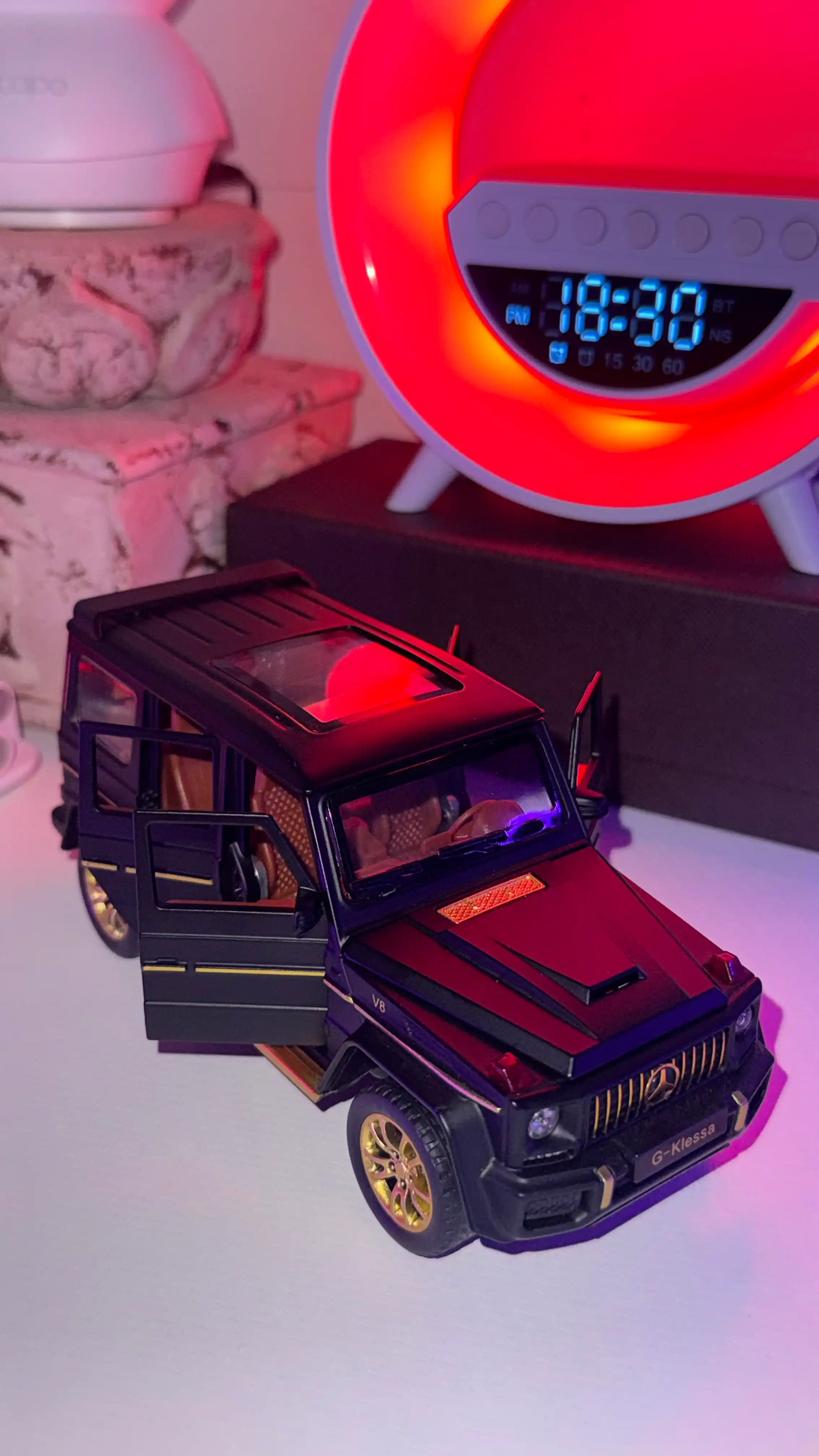 Mercedes-Benz G63 AMG Гелик, металлическая инерционная машинка, 16 см