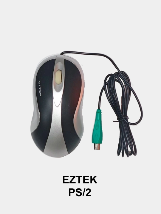 Мышь проводная компьютерная Eztek разъем ps/2 только для стационарный компьютеров 800 dpi  - 