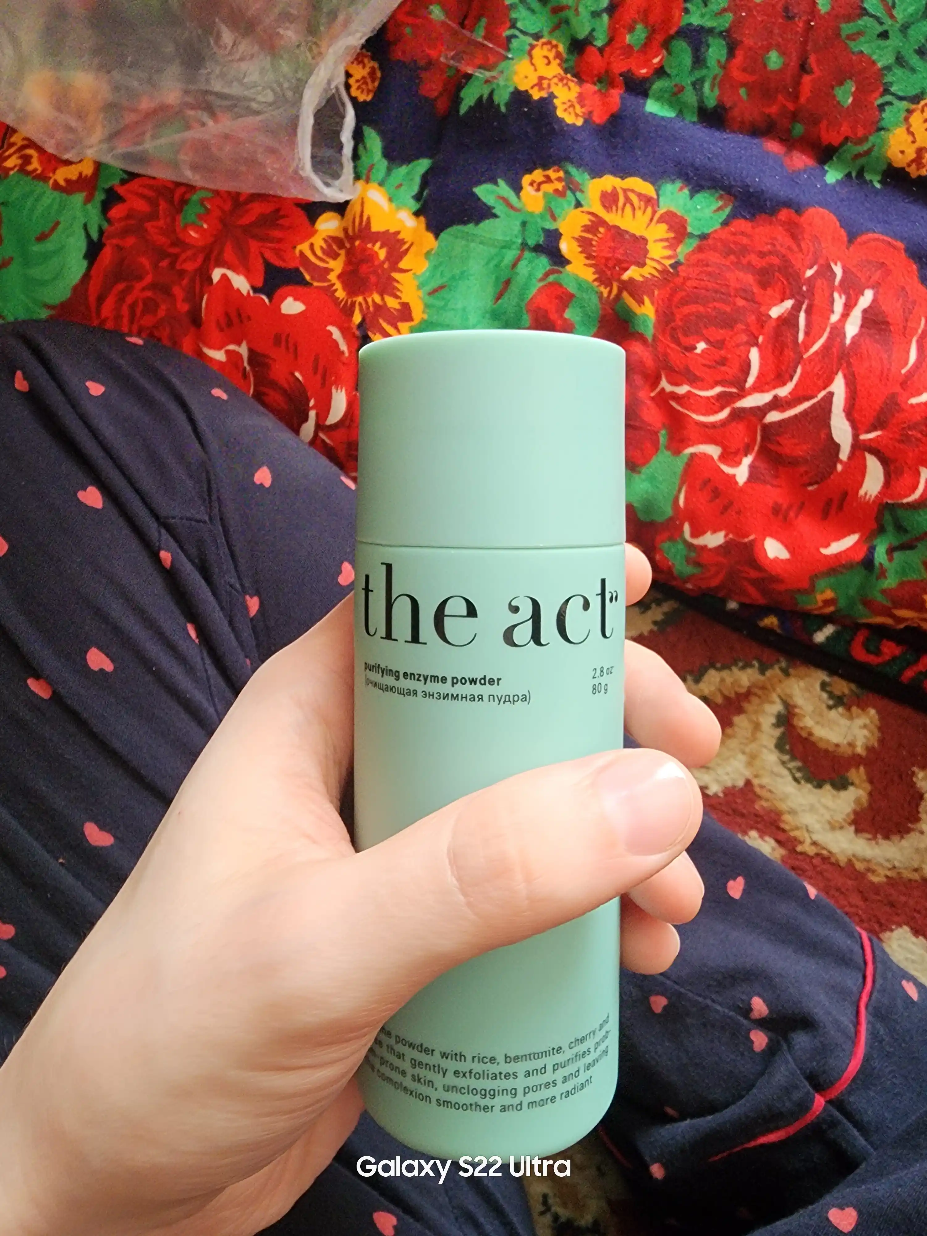 The Act yuz va tana uchun tozalovchi enzim kukuni, yuz yuvish uchun Pureskin, 80 g
