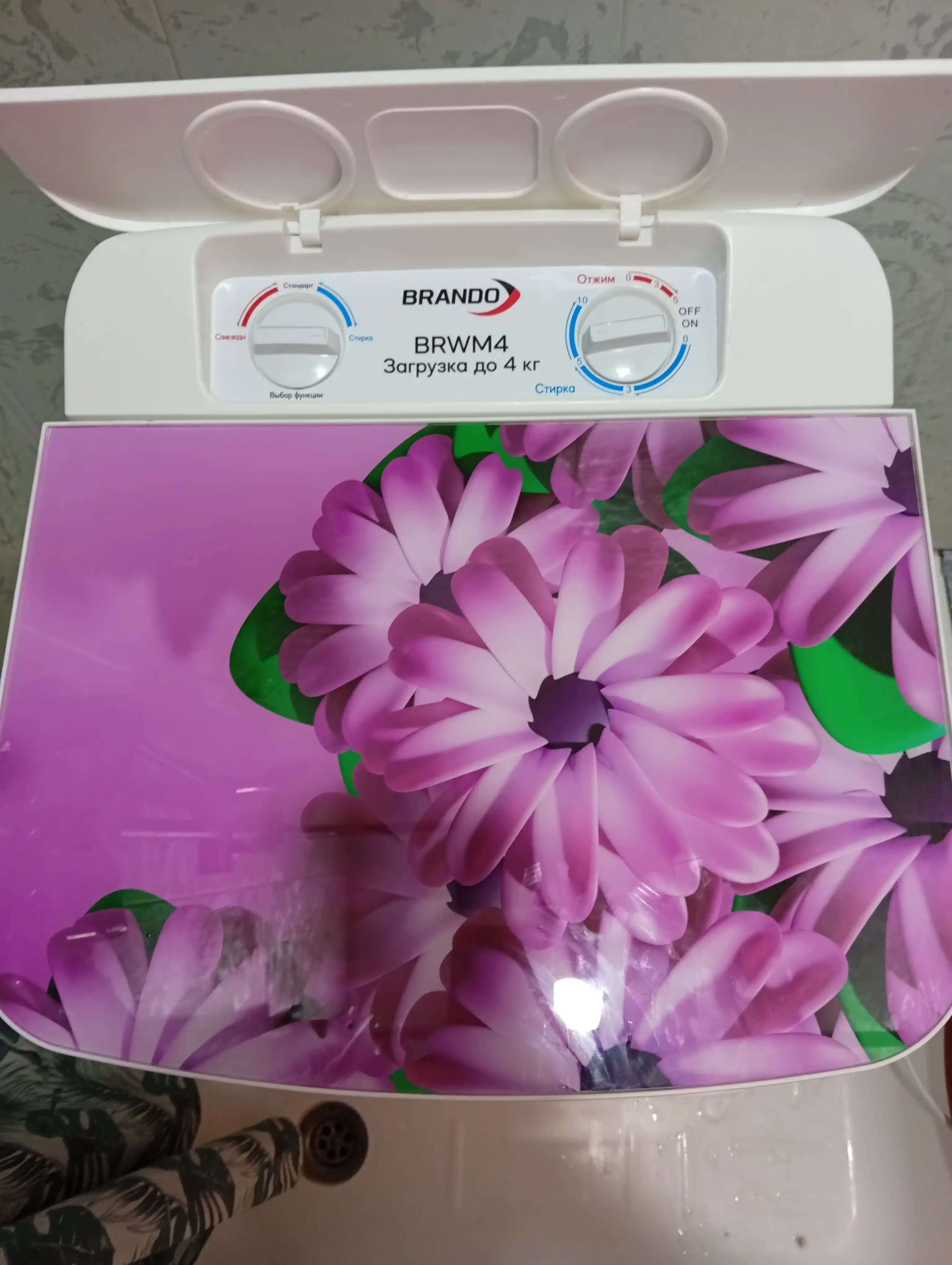 Brando yarim avtomat kir yuvish mashinasi 4-8-9-10-11 kg, metall quritgichli