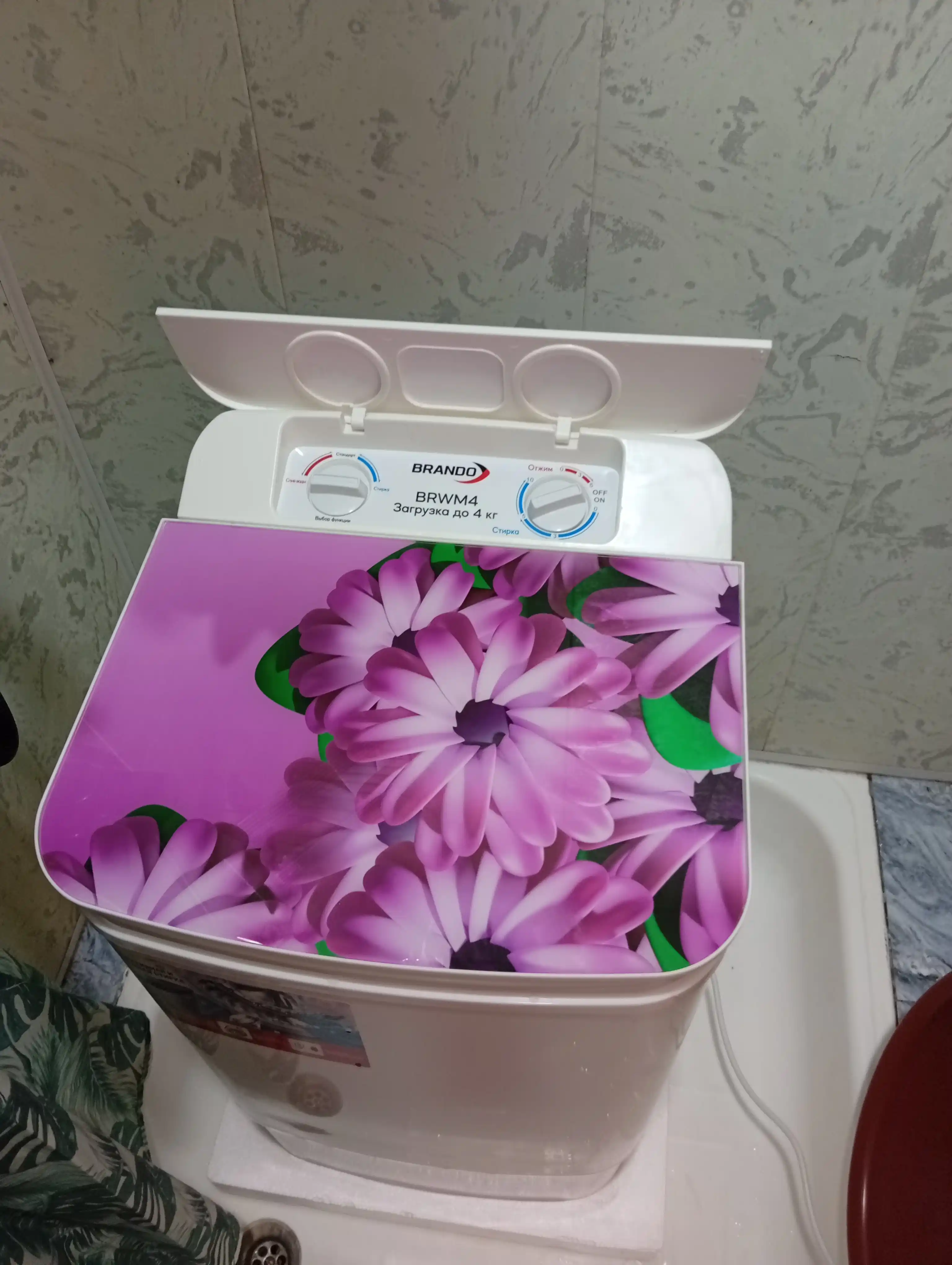 Brando yarim avtomat kir yuvish mashinasi 4-8-9-10-11 kg, metall quritgichli
