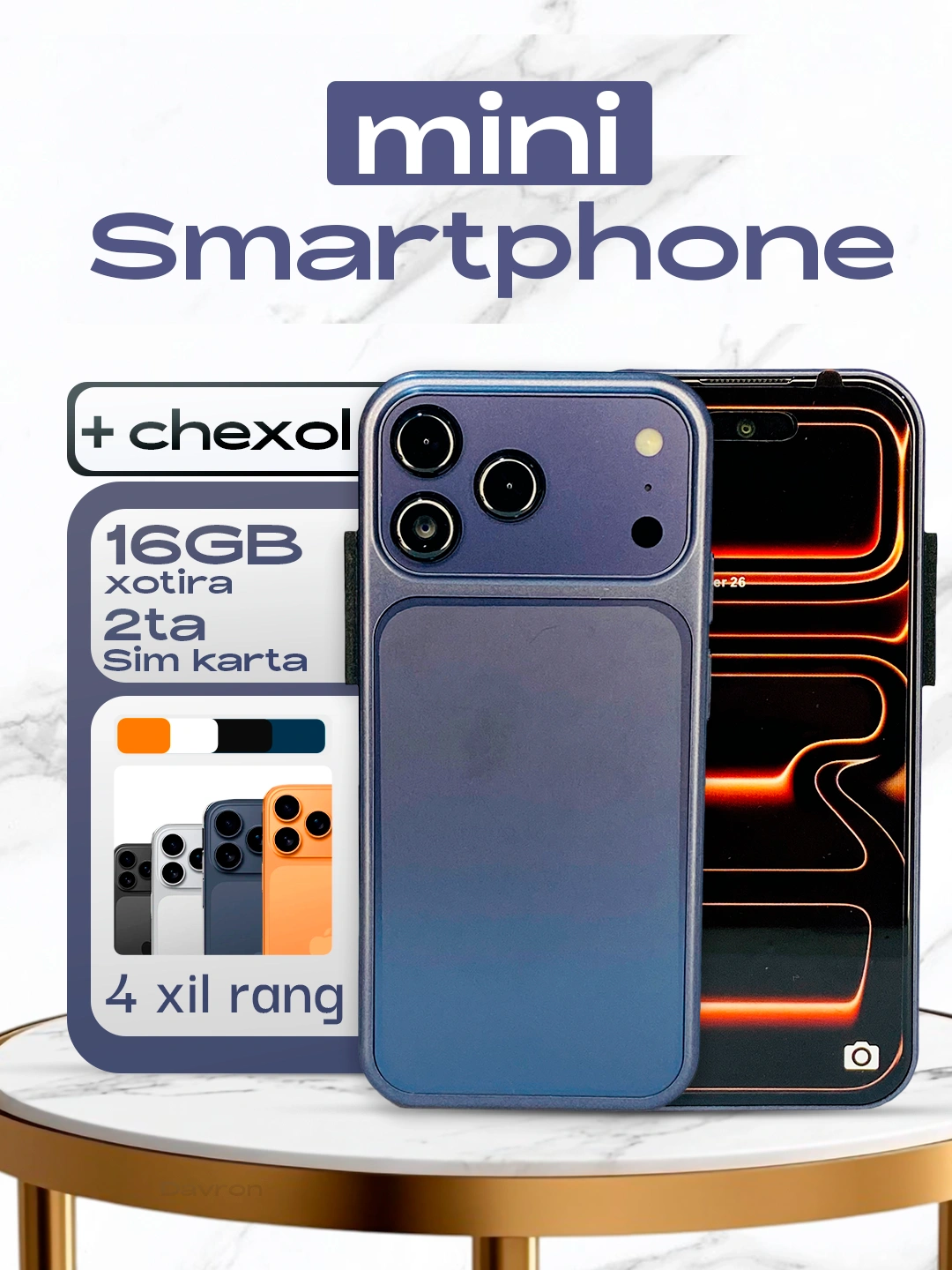 Смартфон сенсорный мини-телефон для маленьких детей небольшой размер Android 12  2/16 Гб за 644000 сум со скидкой 54%. Uzum Market