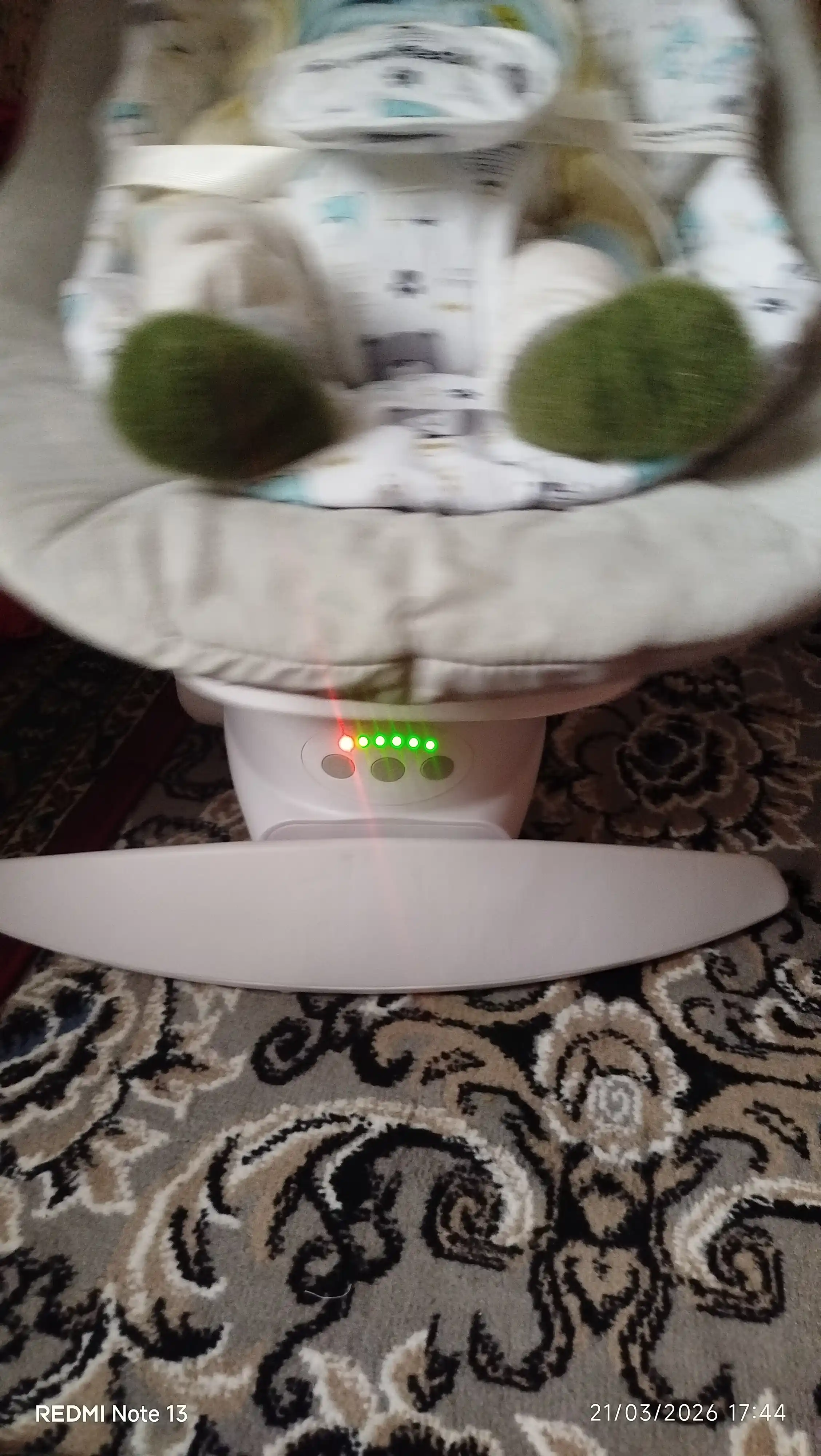 0-18 oylik chaqaloqlar uchun aqlli bolalar elektr arg‘imchog‘i, boshqaruv pulti