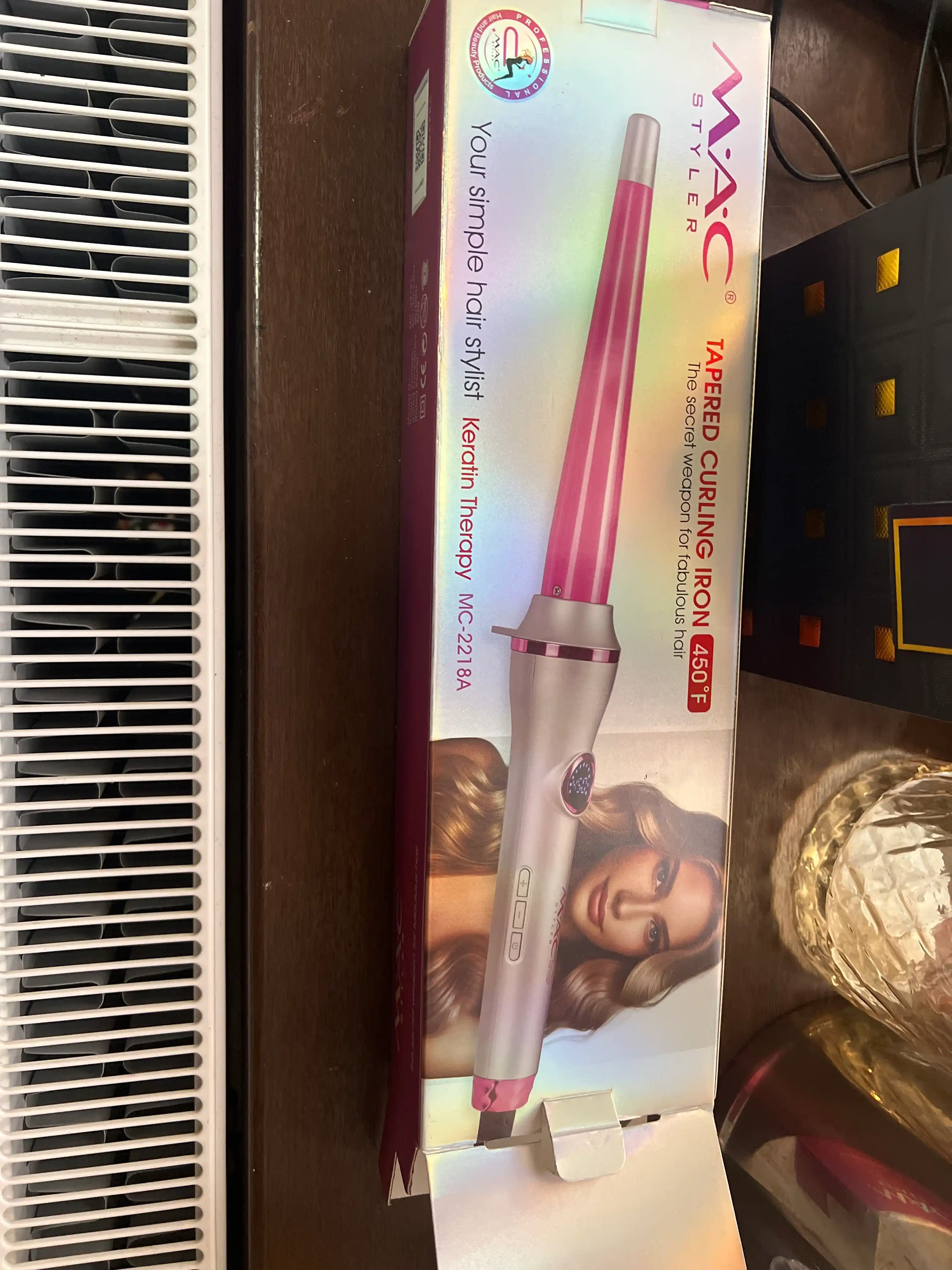 Professional konusli dazmol MAC Stayler МС-3327 LCD displeyli, keramik plastinali