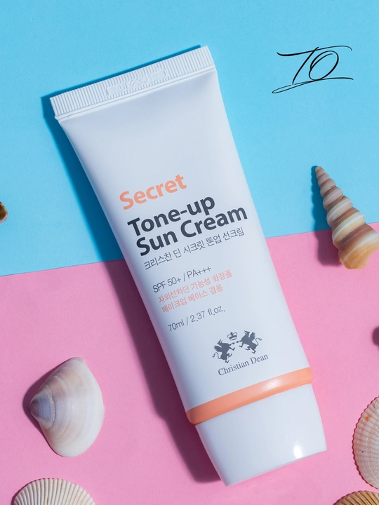 Quyoshdan himoyalovchi va tekislovchi krem Secret Tone-Up SPF 50+ Christian Dean, SPF50+, 70 ml