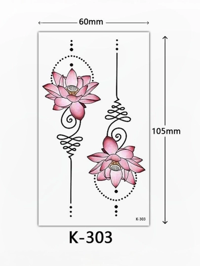 Временные татуировки для тела, переводные татуировки — RYA17-TATTOO-КОРИЧН