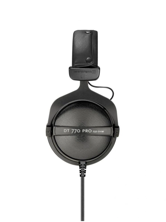 Beyerdynamic DT 770 PRO, 250 Ohms, studiya monitor quloqchinlari, simli, yopiq turdagi