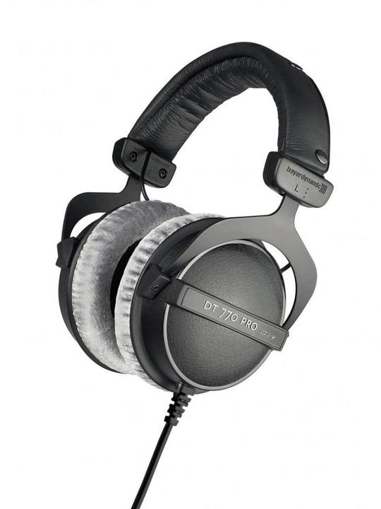 Студийные мониторные наушники Beyerdynamic DT 770 PRO, 250 Ohms, проводные закрытого типа - 