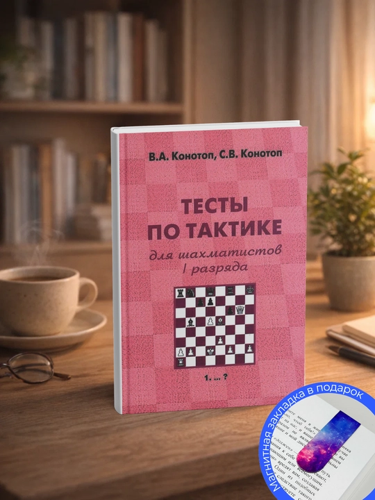 Конотоп В.А., Конотоп С.В. Тесты по тактике для шахматистов 1 разряда - 