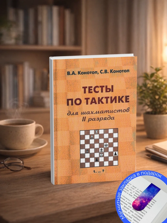 Конотоп В.А., Конотоп С.В. Тесты по тактике для шахматистов 2 разряда - 