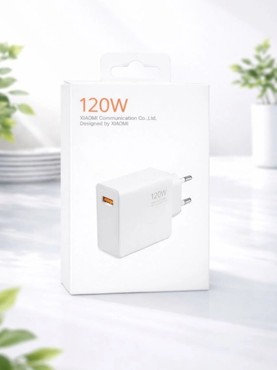 120Вт с быстрой зарядкой USB-C|быстрая зарядка для xiaomi|телефон|галовка зарядчика — 670932-ЗЯРЯДЧИКТЕЛЕФОНУЧУН-БЕЛЫЙ