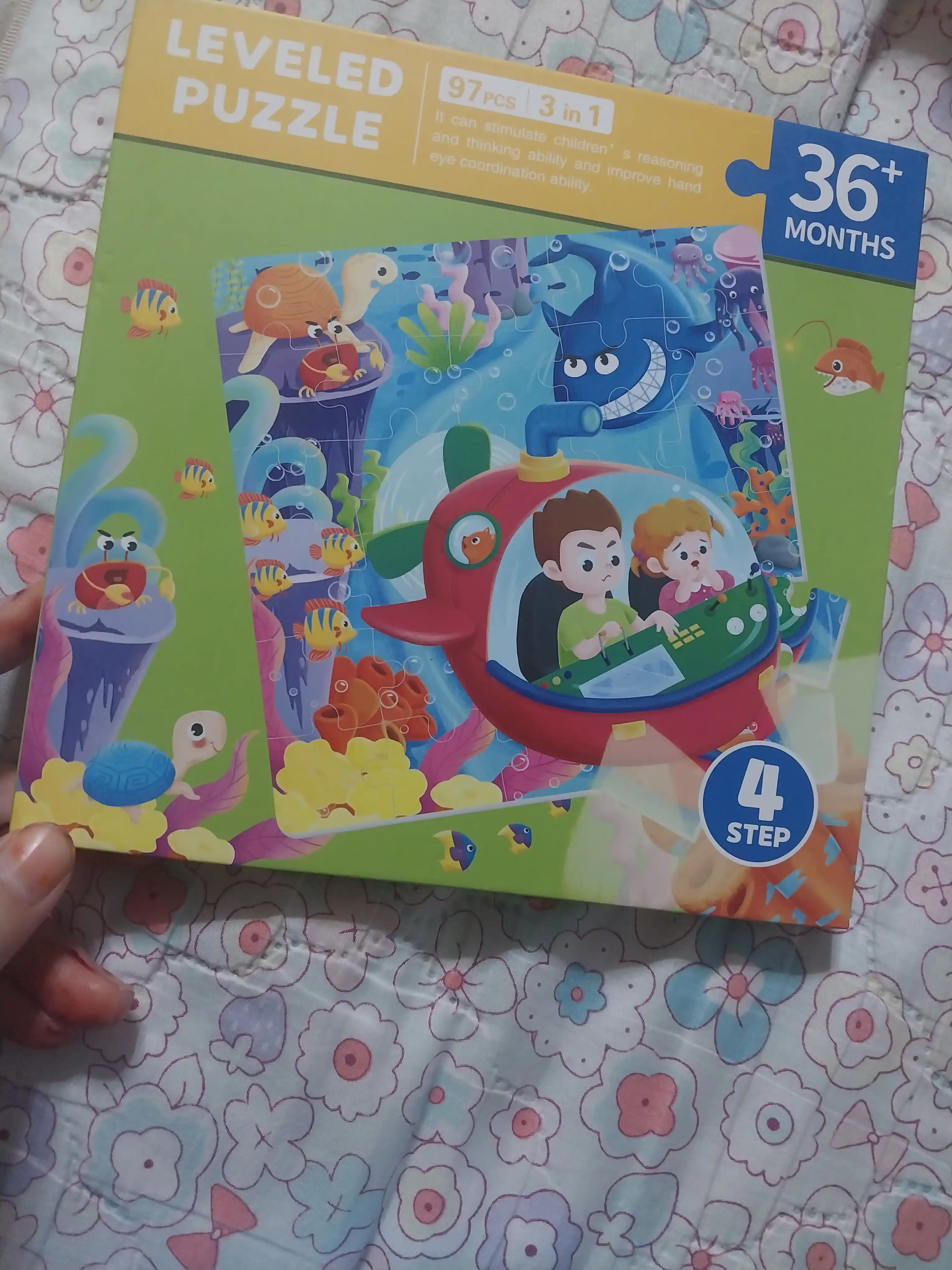 Магнитный пазл для малышей, 3 в 1