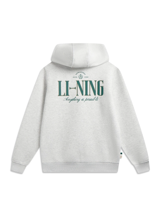 Худи Li-Ning AWDW129 Air Layer — утеплённое, формоустойчивое, Lifestyle oversize