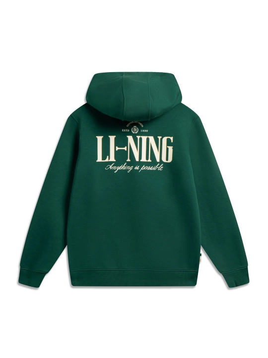 Худи Li-Ning AWDW129 Air Layer — утеплённое, формоустойчивое, Lifestyle oversize