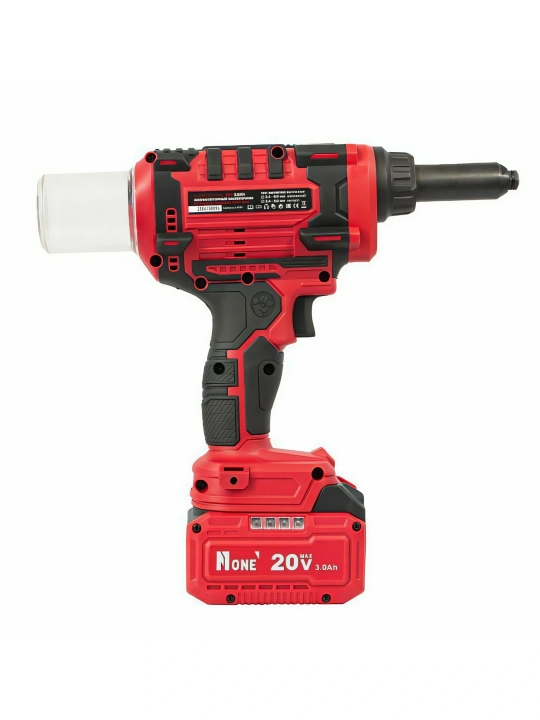 Заклёпочник аккумуляторный бесщёточный NUMBER ONE NCR25/3.0-PRO INDUSTRIAL 20 V, 3.0 Ah