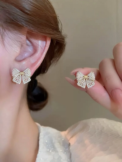 Серьги, серьги для женщин, бижутерия,серги для девочек,для подарок — ZODASH-ZIRAK-БЕЖЕВ