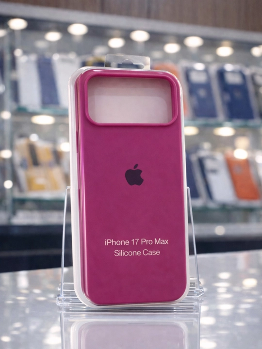 Чехол для iPhone 17 Pro Max, силиконовый — защита камеры, бортик 1.5 мм - 