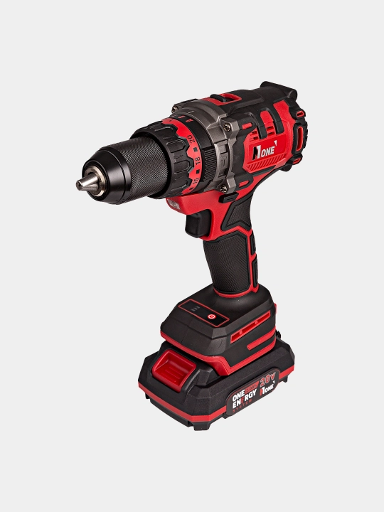 Cho‘tkasiz zarbali akkumulyatorli shurupburagich NUMBER ONE CDI20/2.0-IN-BR-S ONE ENERGY
