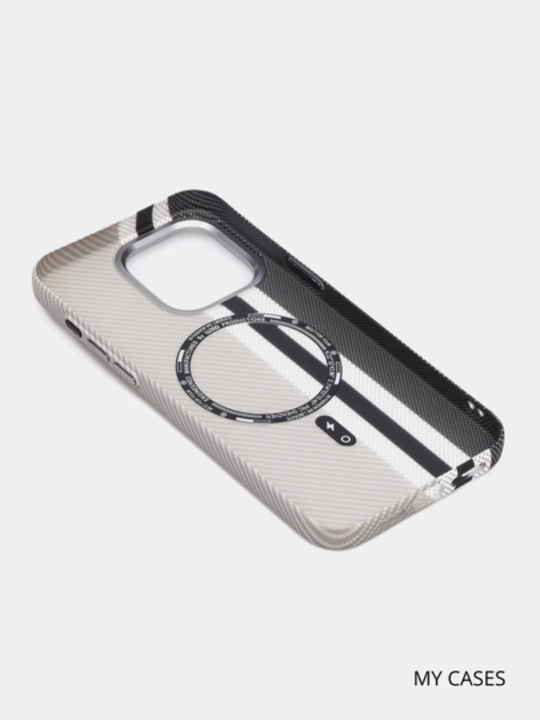 Чехол Carbon для iPhone 13–17 Pro,Pro Max,  с Magsafe, ультратонкий, легкий 