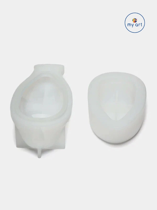 Gips, epoksid smolasi uchun silikon qolip quticha, mold quticha