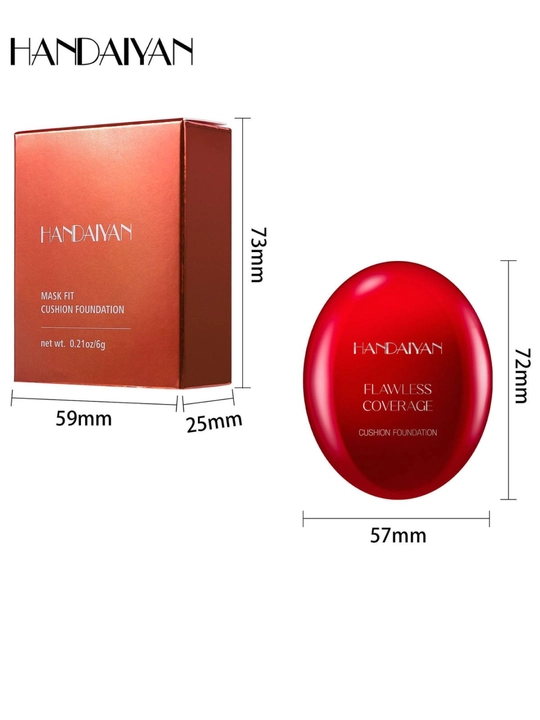 Кушон пудра, тональный крем Handaiyan Mask Fit Red Cushion SPF40 PA++, водостойкий СС крем
