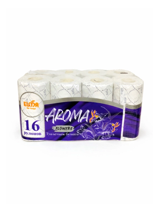 Туалетная бумага ELMA AROMA, 16 шт, 3 слоя