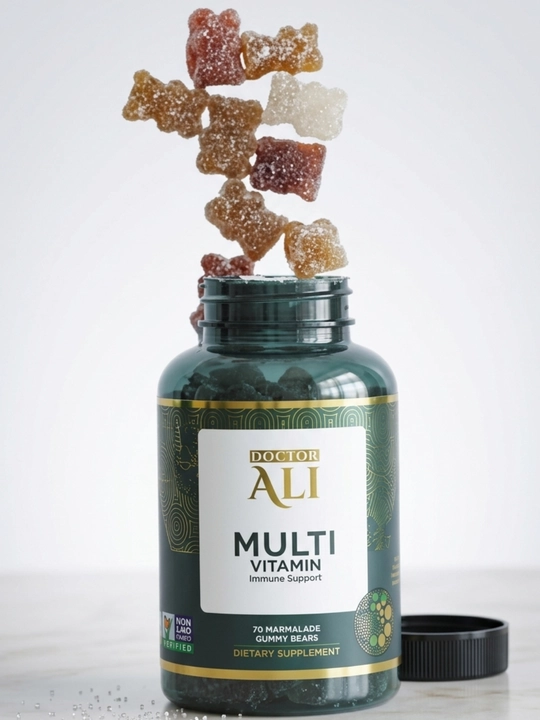 Детский мультивитаминный мармелад Doctor Ali Multivitamins, от 2 лет, 60 шт
