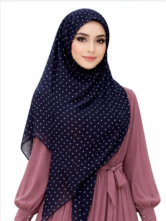 Ayollar Misr ro`moli sharf 140x140sm krep shifon - 
