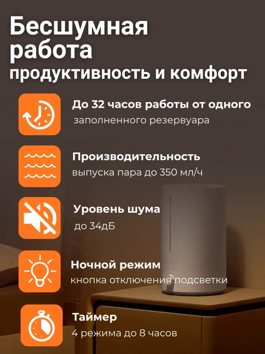Xiaomi Mijia 3 Havo Namlagichi, Ultratovushli, Mijia Humidifier 3 CN, Uvlajnitel vozduha