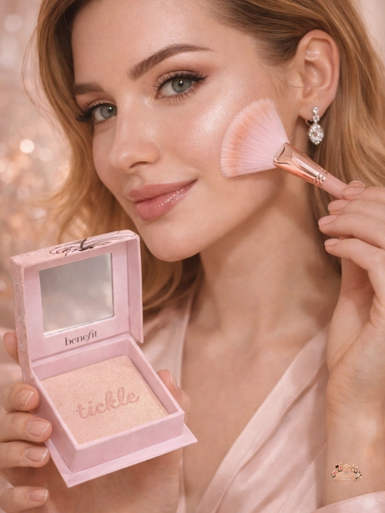 Benefit Dandelion Twinkle Highlighter, tabiiy yorqinlik, kundalik va kechki makeup uchun