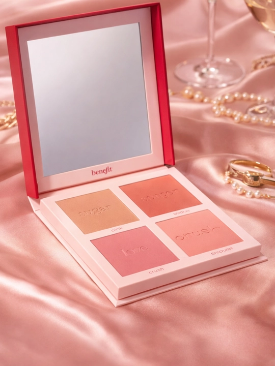 Benefit Cheeky Love Letter Makeup Palette — бронзер, румяна, хайлайтер палетка