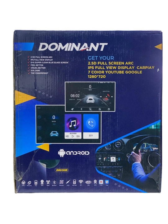 Автомагнитола, Android DOMINANT, для Cobalt, 10" экран, 2/32 4/64 6/128 память