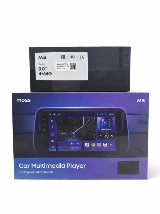 Автомагнитола MOSS M3 Android 9.0 9" экран 2/32GB 4/32GB 4/64GB GPS Bluetooth мультимедиа