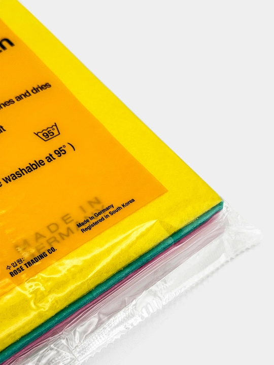 Универсальные тряпки-салфетки 3 Household Clean Cloth из вискозы для уборки и посуды, 3 шт
