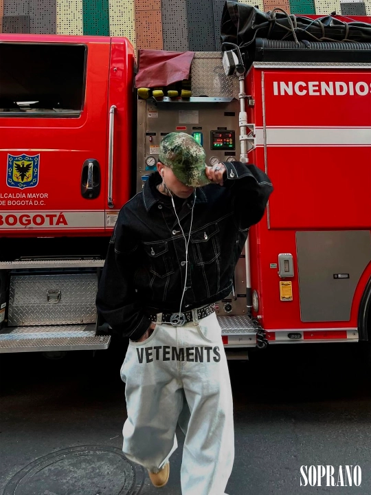 Джинсы широкие багги VETEMENTS, мужские, женские, подростковые, размеры S-XXL