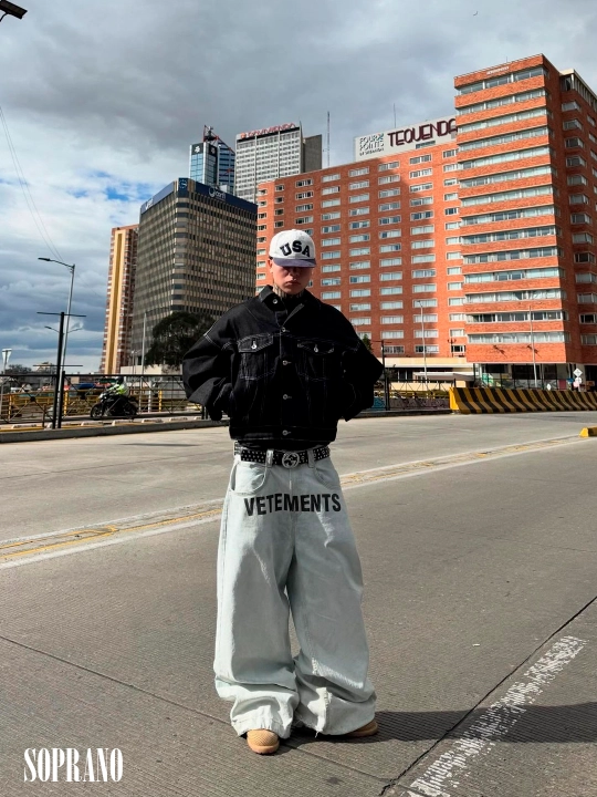 Джинсы широкие багги VETEMENTS, мужские, женские, подростковые, размеры S-XXL