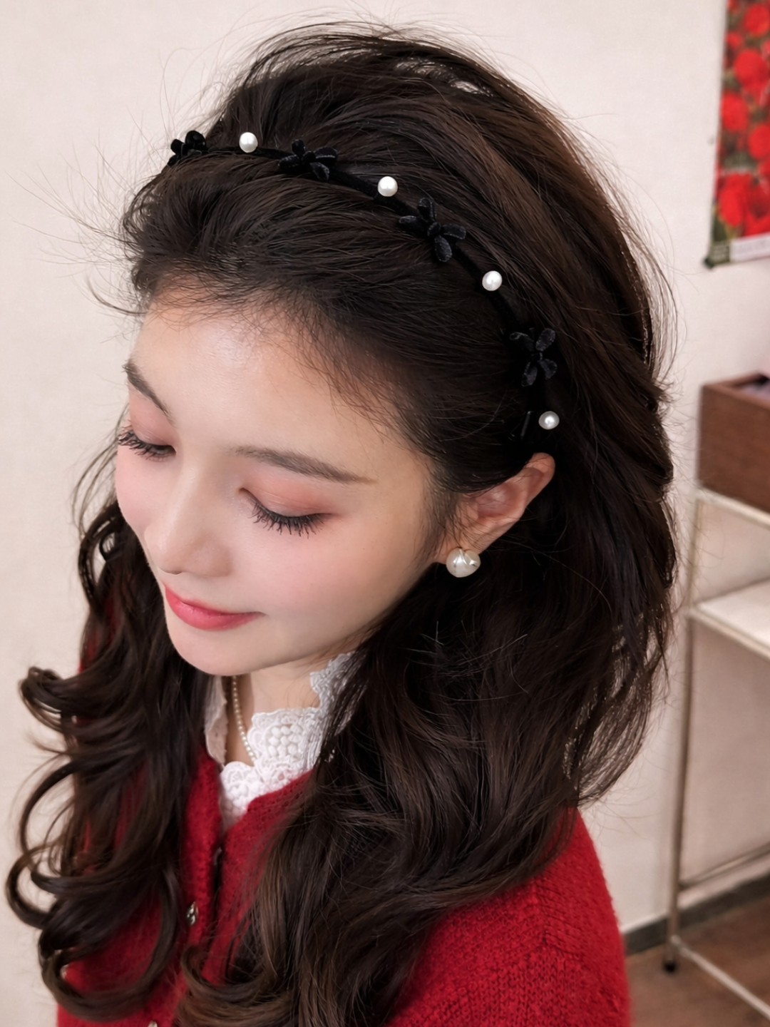 Maftunkor Obodok, Elegant ko`rinish, Ayollar va qizlar uchun, nafis obodok marvarid bilan