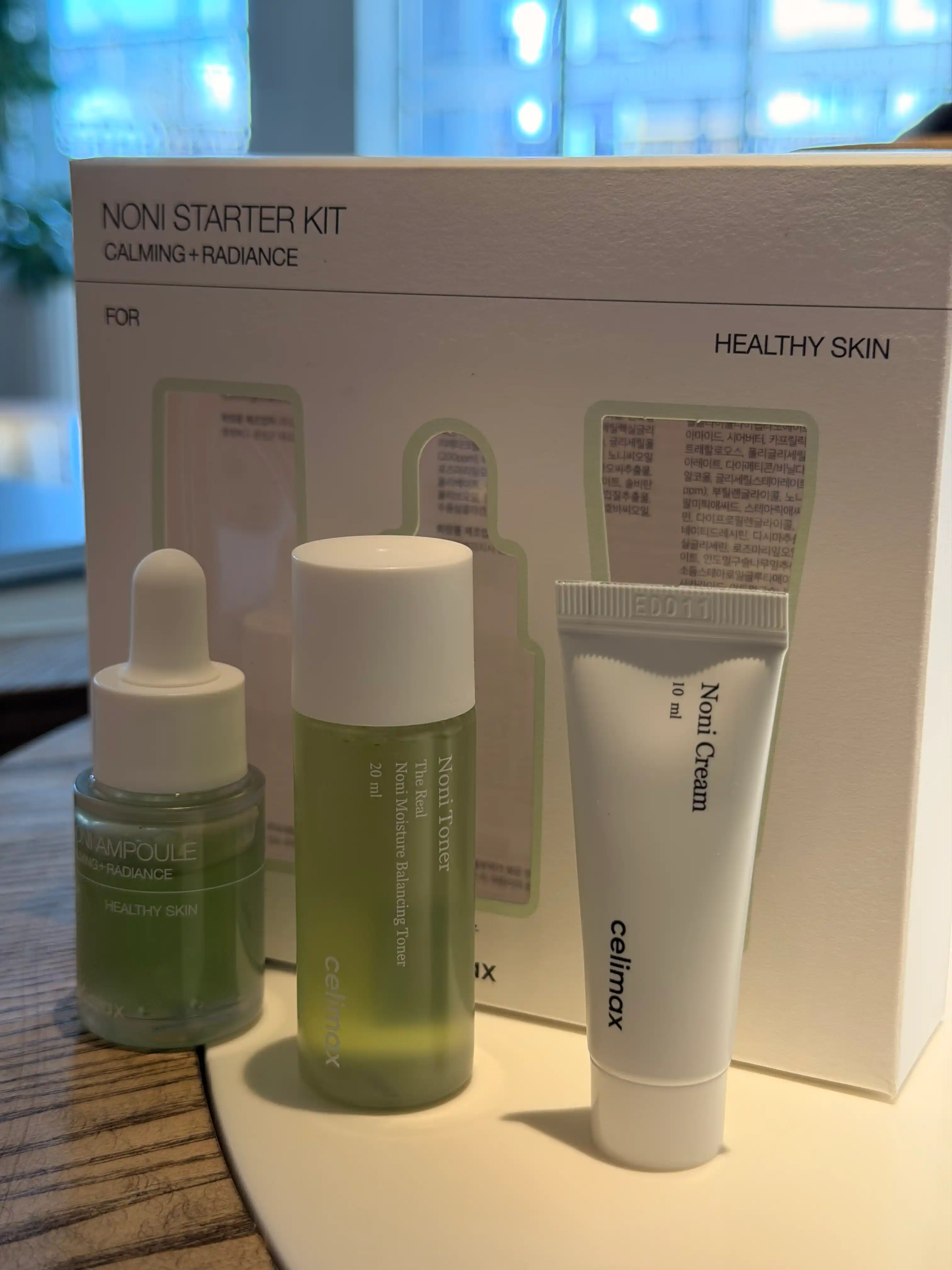 Celimax набор миниатюр для лица: Noni, Dual Barrier, Dark Spot — тонер, крем, сыворотка