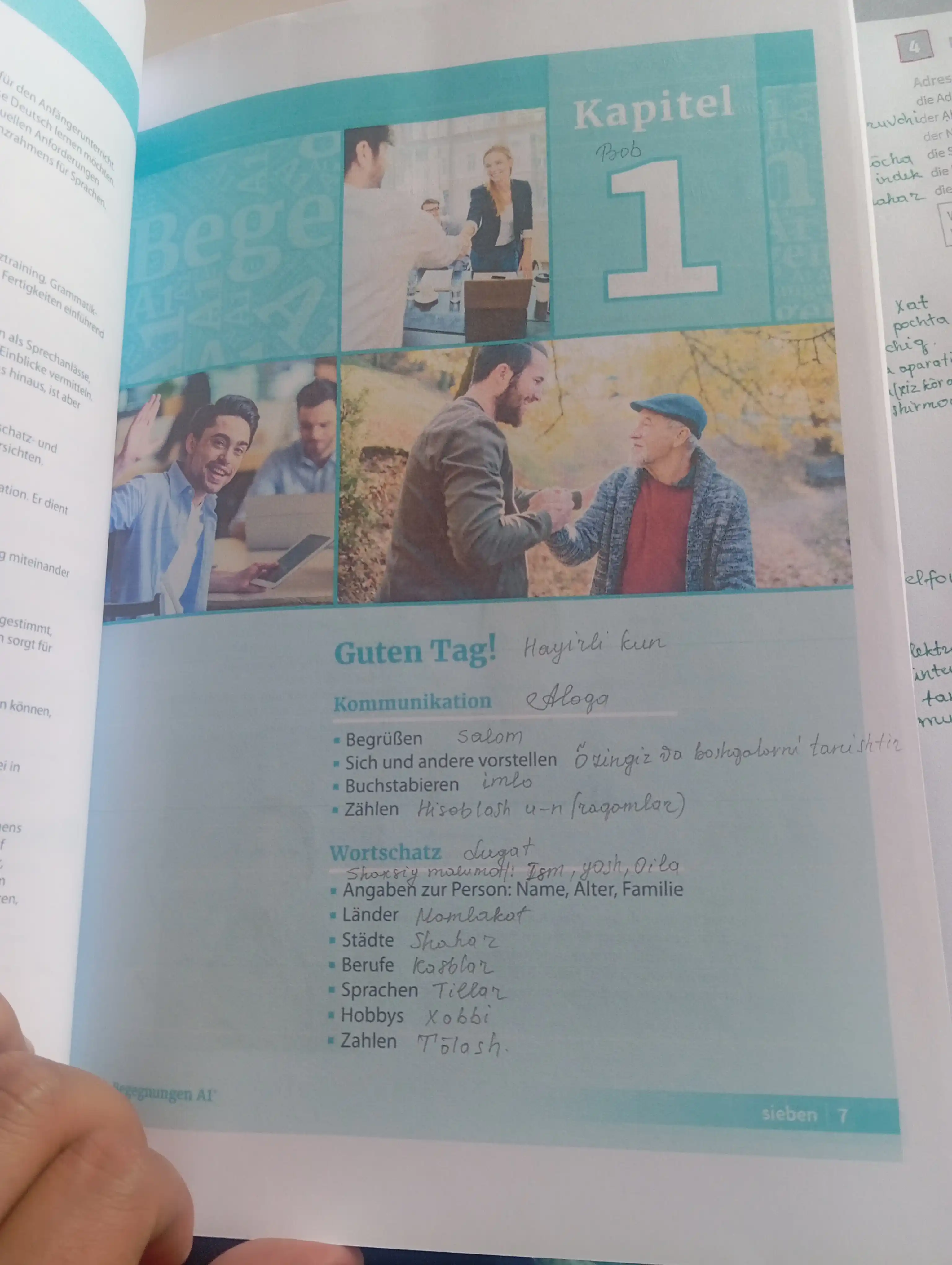 Begegnungen A1+ nemis tili darsligi – integratsiyalashgan kurs va ish daftari (CDsiz)
