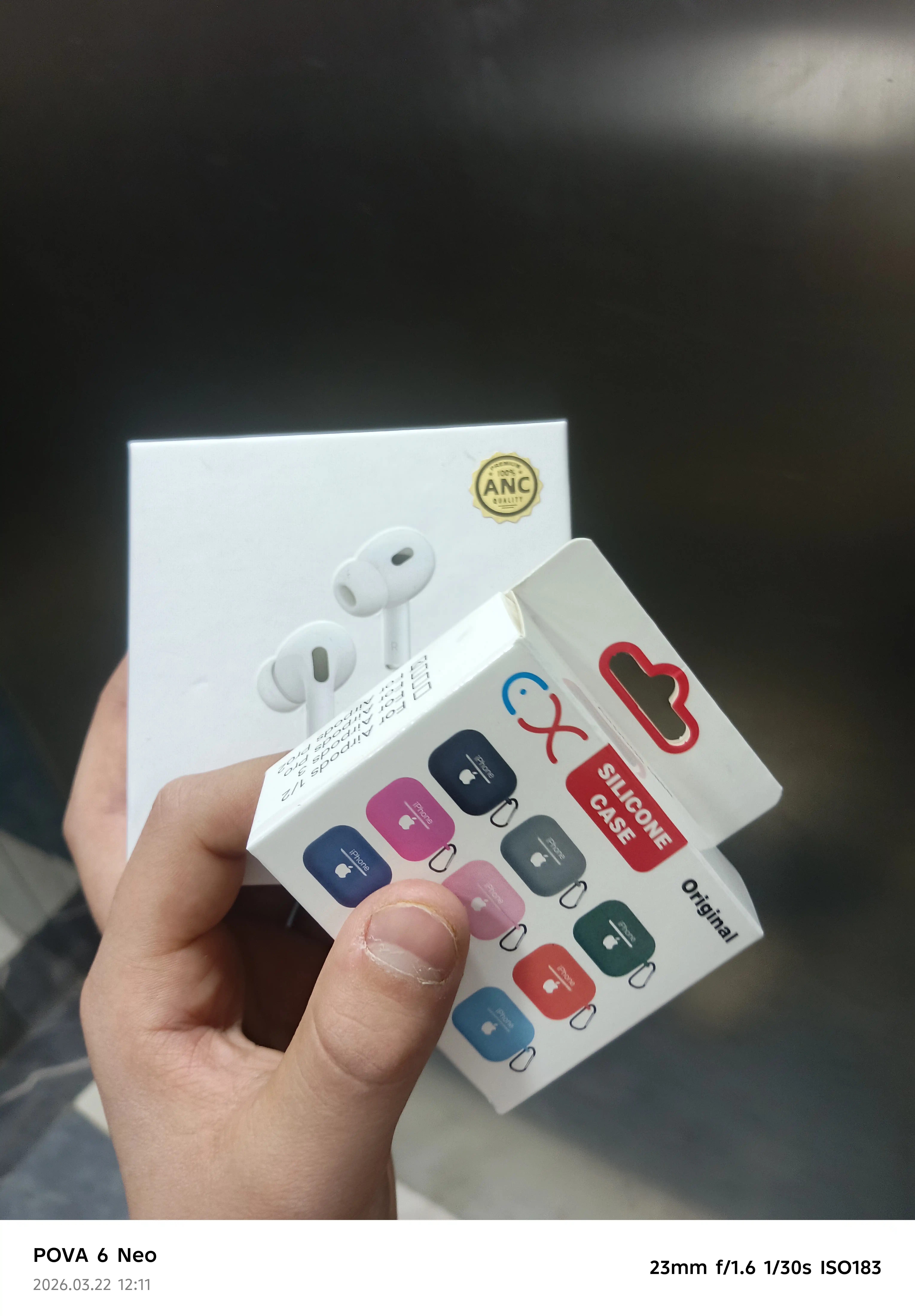 Simsiz quloqchinlar Pods Pro 2, sensorli Bluetooth, iPhone va Android uchun