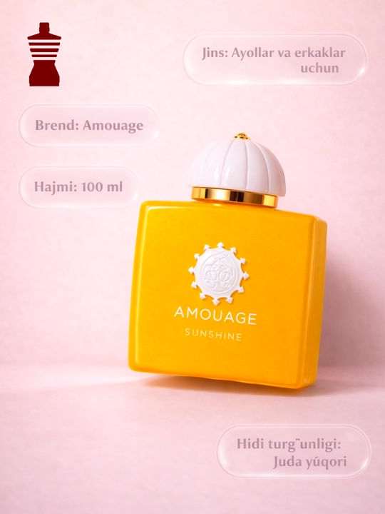 Amouage Guidance, Guidance 46, Sunshine, Honour, Existence 100 мл унисекс, стойкость 2 дня