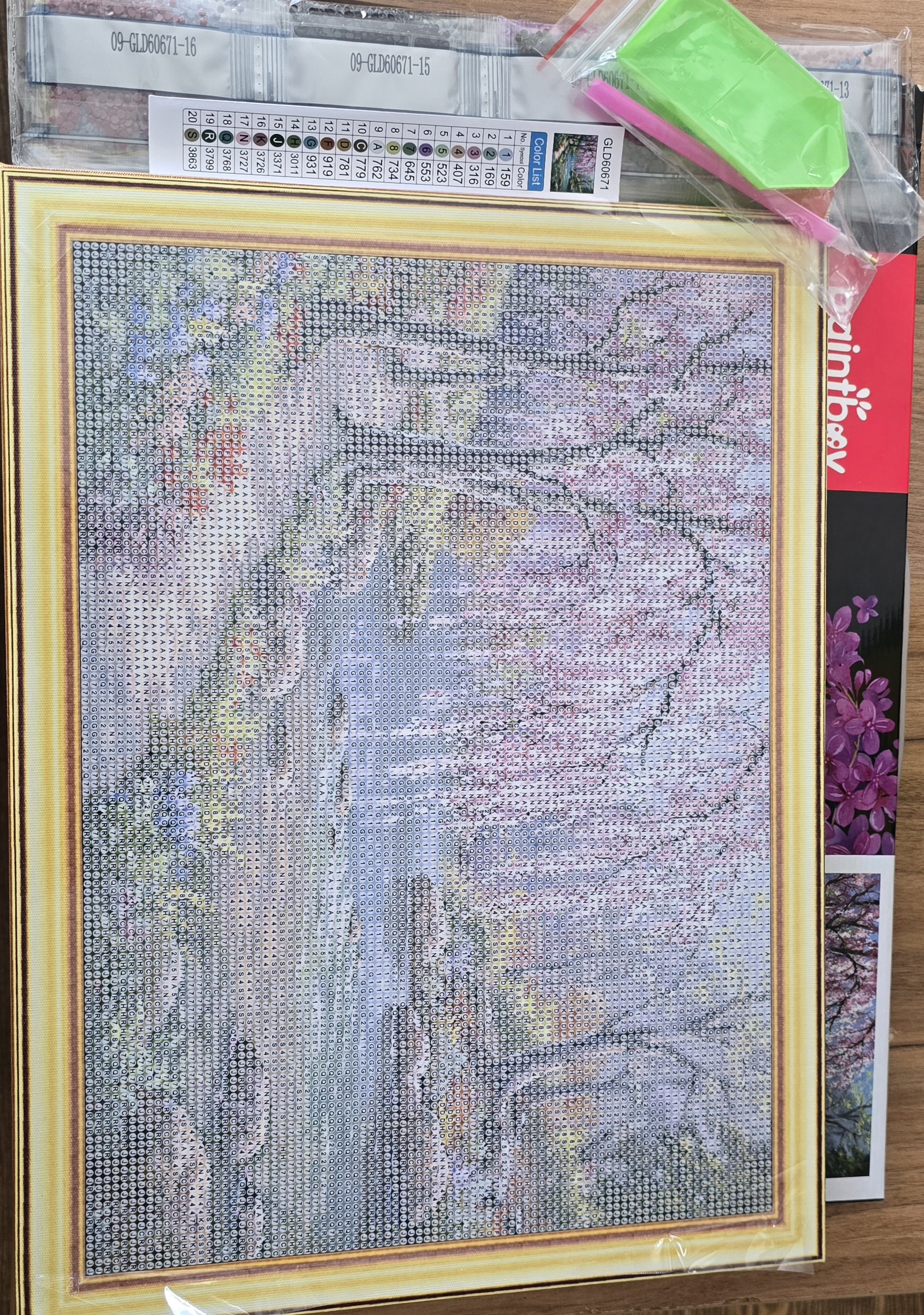 Алмазная мозаика по теме "ПЕЙЗАЖ", холст на подрамнике, 30*40 см