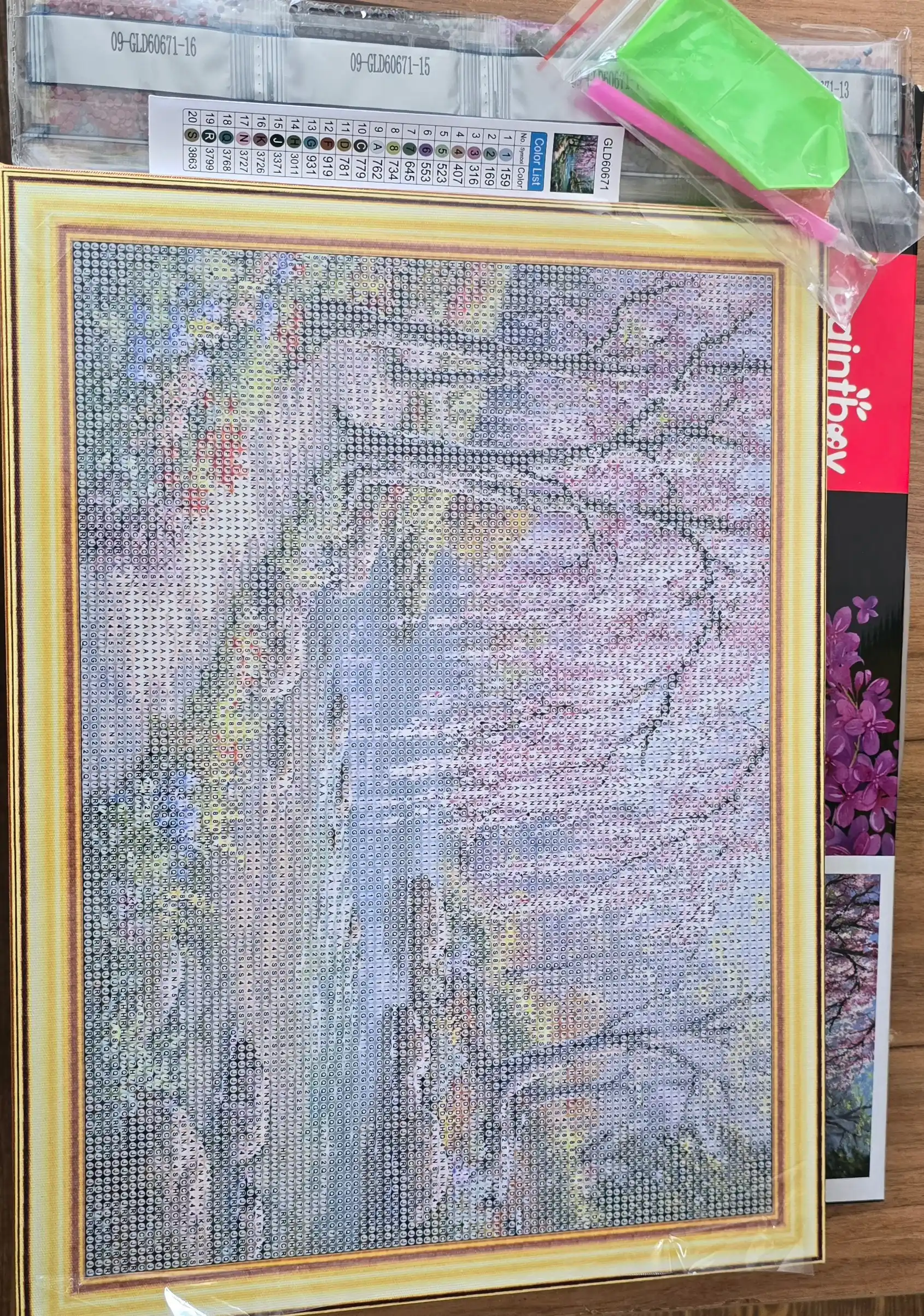 Алмазная мозаика по теме "ПЕЙЗАЖ", холст на подрамнике, 30*40 см