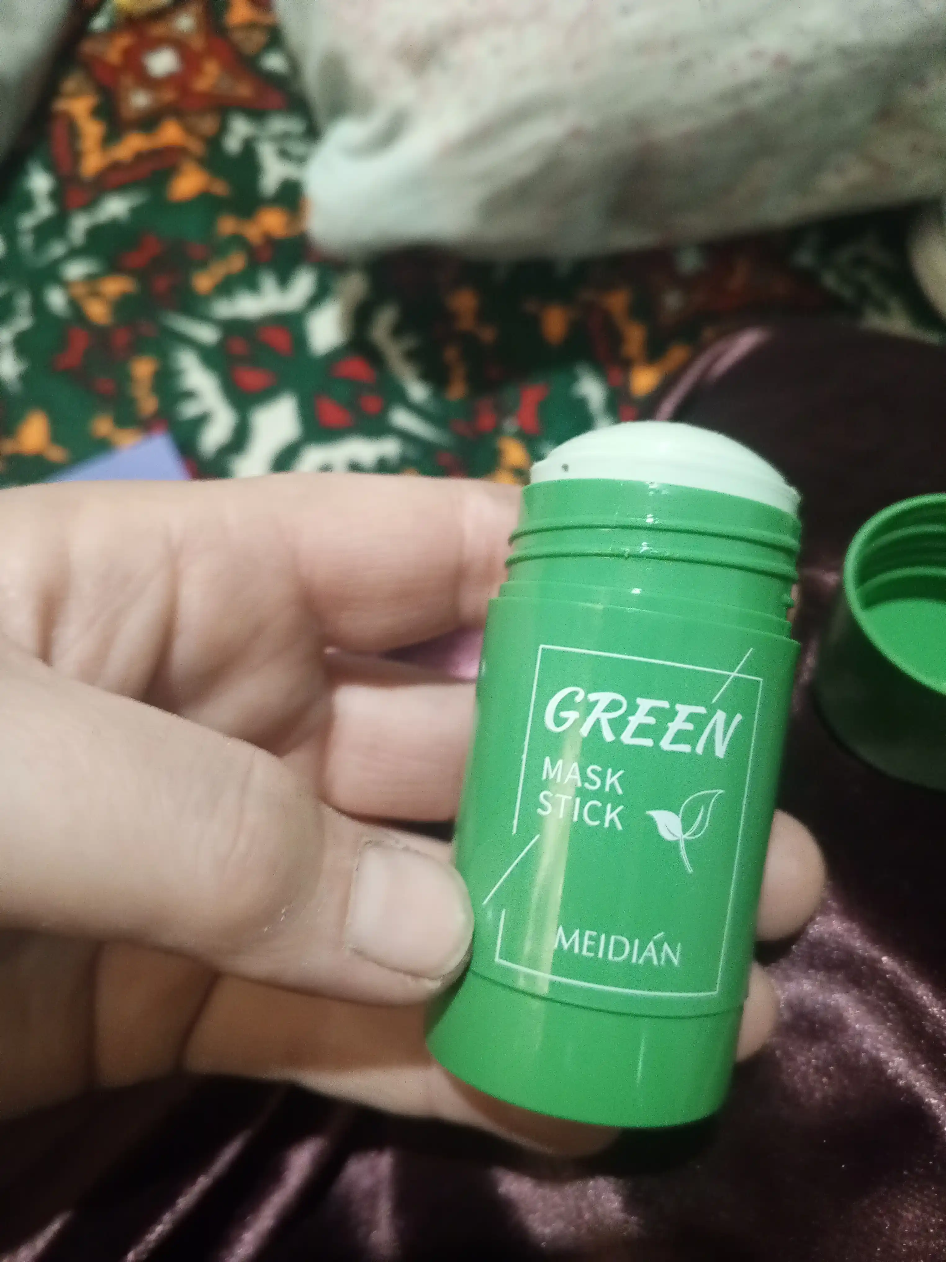 Глиняная маска стик для лица Green Mask Stick, от черных точек и прыщей акне