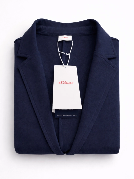 Ayollar pidjagi s.Oliver astarsiz, yengil paxtali jaket, casual uslubda