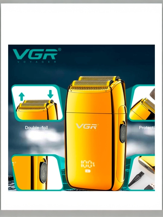 VGR-399, soch-soqol uchun trimmer, ustara