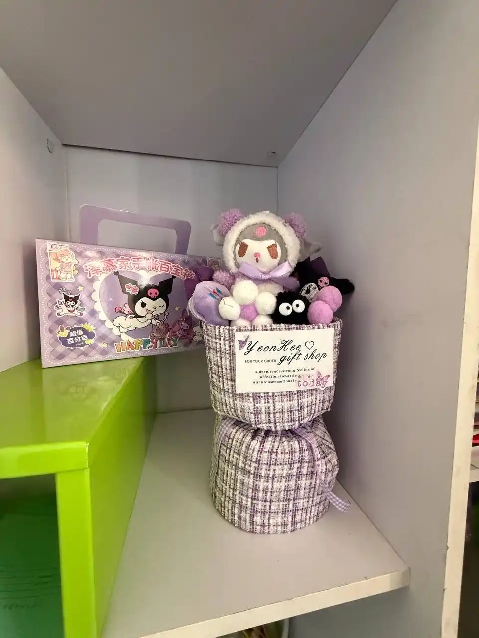 Букет из мягких игрушек, Kuromi, Hello Kitty, подарок для девочек